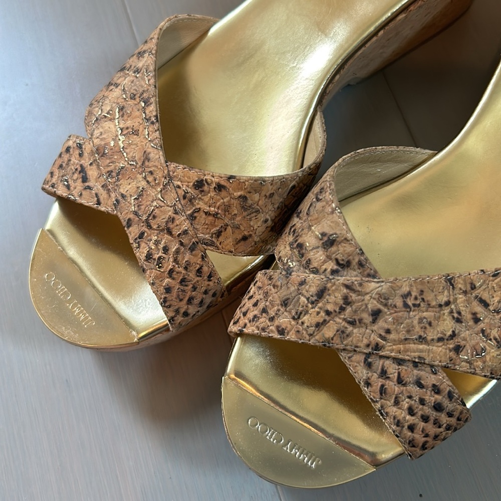 Jimmy Choo Sandals/Slides, Barely Worn - image 2